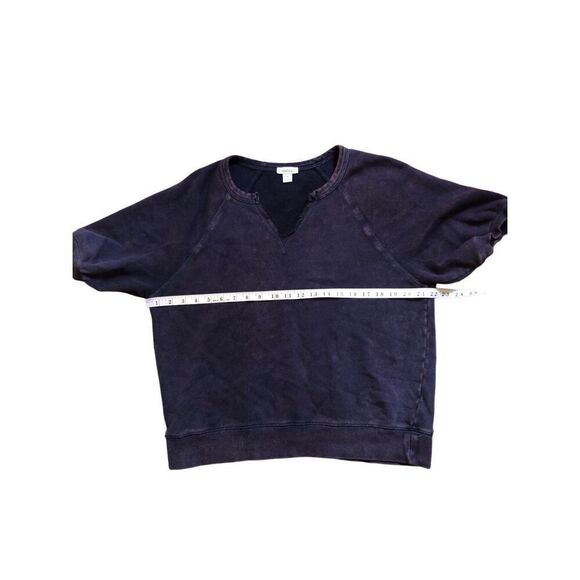 Distressed Sundance blue distressed wash vee neck short sketch cotton light pull - Picture 8 of 11